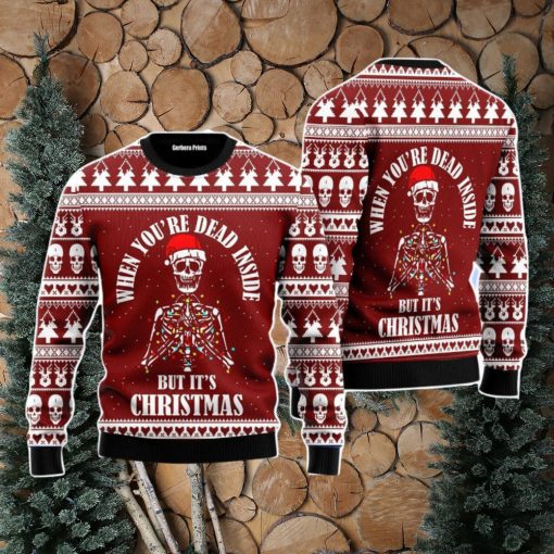 Christmas Skull Christmas Unisex Ugly Sweater