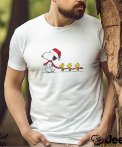 Christmas Snoopy And Woodstock Cartoon Characters Shirt