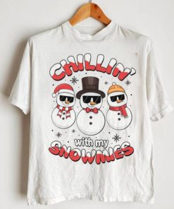 Christmas Snowman Shirt Chillin With My Snowmies Sweatshirt