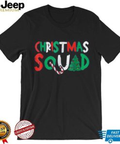 Christmas Squad Family Group Matching Funny Santa Elf Shirt