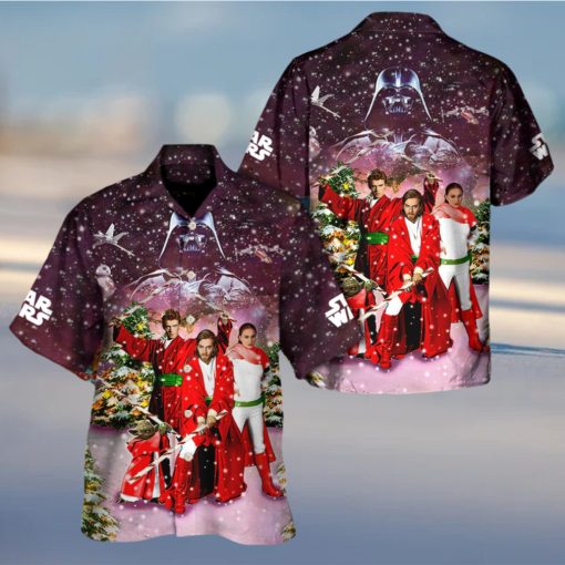 Christmas Star Wars Merry Christmas From The Force Hawaiian Shirt