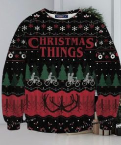 Christmas Stranger Things Ugly Sweater For Woman