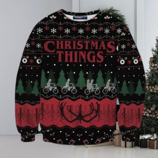 Christmas Stranger Things Ugly Sweater For Woman