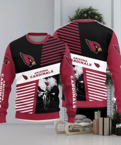 Christmas Sweater Arizona Cardinals Skull Pattern Limited Edition 3D Sweater