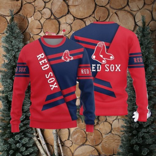 Christmas Sweater Boston Red Sox Basic Pattern Limited Edition 3D Sweater