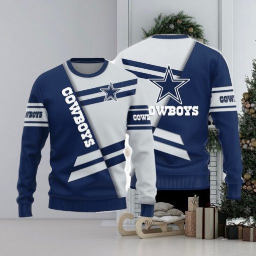 Christmas Sweater Dallas Cowboys Basic Pattern Limited Edition 3D Sweater