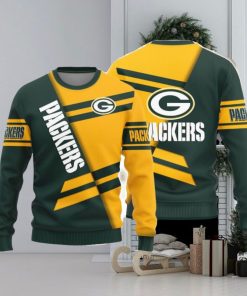 Christmas Sweater Green Bay Packers Basic Pattern Limited Edition 3D Sweater