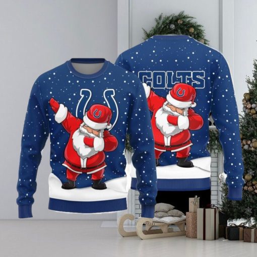 Christmas Sweater Indianapolis Colts Dab Santa Limited Edition 3D Sweater