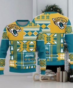 Christmas Sweater Jacksonville Jaguars Christmas Snowflakes Pattern Limited Edition 3D Sweater