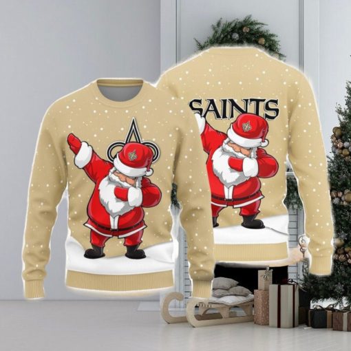 Christmas Sweater Orleans Saints Dab Santa Limited Edition 3D Sweater