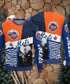 Christmas Sweater York Mets Skull Pattern Limited Edition 3D Sweater