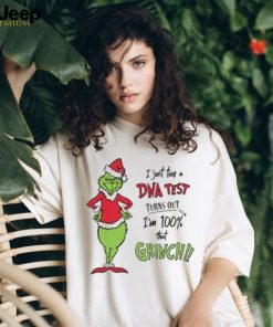 Christmas T Shirt with Grinch DNA Print