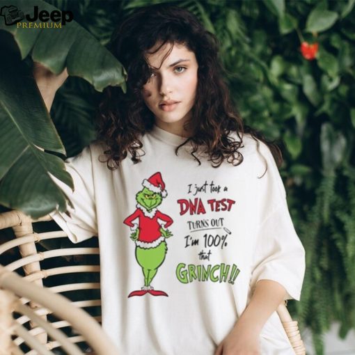 Christmas T Shirt with Grinch DNA Print