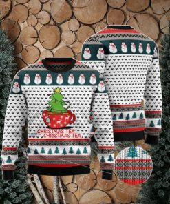 Christmas Tea Ugly Christmas Sweater AOP All Over Printed Sweater