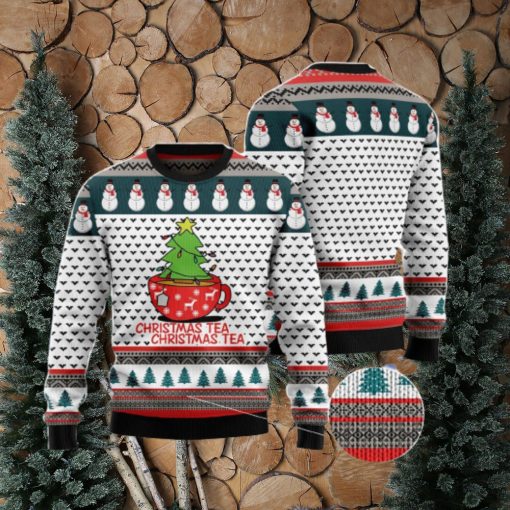 Christmas Tea Ugly Christmas Sweater AOP All Over Printed Sweater