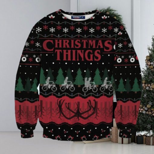 Christmas Things Unisex Wool Sweater Ugly Christmas Sweater 3D