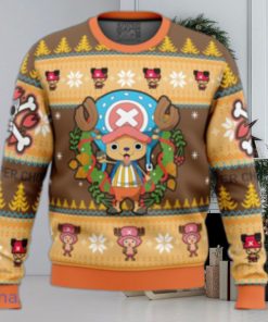 Christmas Tony Chopper One Piece Ugly Christmas Sweater 3D Gift Christmas Funny