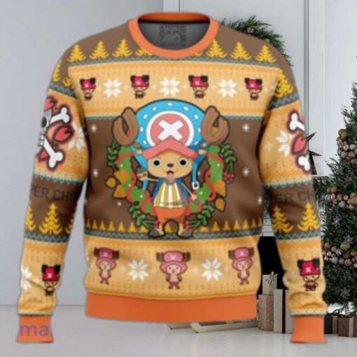 Christmas Tony Chopper One Piece Ugly Christmas Sweater 3D Gift Christmas Funny