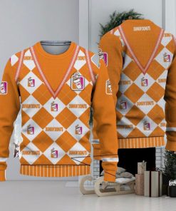 Christmas Ugly Sweater 3D For Men And Women Dunkin’ Donuts