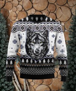 Christmas Ugly Sweater Awesome Wolf Funny Gift For Men And Women