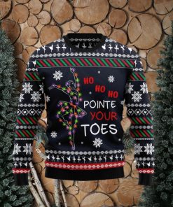 Christmas Ugly Sweater Ballet Pointe Your Toes Funny Gift For Men And Women