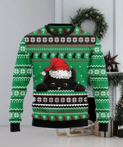 Christmas Ugly Sweater Black Cat Hide Funny Sweater Gift For Men And Women