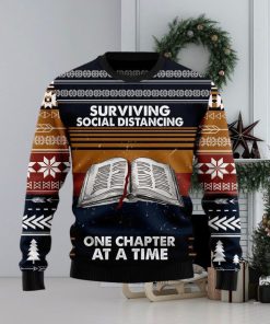 Christmas Ugly Sweater Book Retro Vintage Funny Sweater Gift For Men And Women