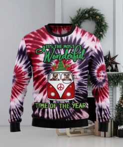 Christmas Ugly Sweater Bulldog Tie Dye Funny Sweater Gift For Men And Women