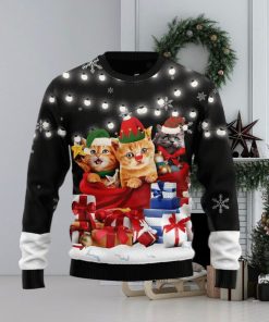 Christmas Ugly Sweater Cat Gifts Noel Funny Sweater Gift For Men And Women