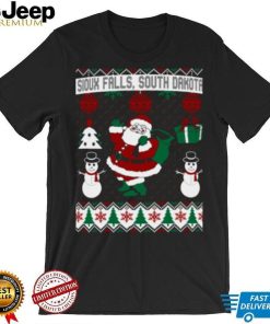 Christmas Ugly Sweater Sioux Falls South Dakota' Men's Ringer T Shirt