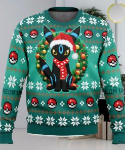 Christmas Umbreon Pokemon 3D Ugly Christmas Sweater Unisex Christmas Sweater For Men And Women