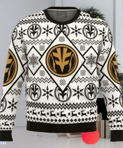 Christmas White Ranger Power Rangers Ugly Christmas Sweater