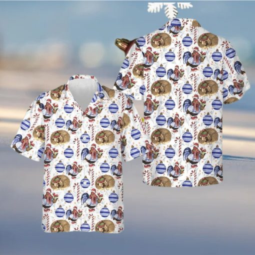 Christmas Winter Holiday Symbol Hawaiian Shirt Funny Animals Christmas Shirt Gift Ideas