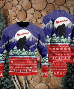 Christmas With Bigfoot Ugly Christmas Sweater