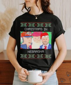 Christmas in Nebraska ugly Christmas shirt