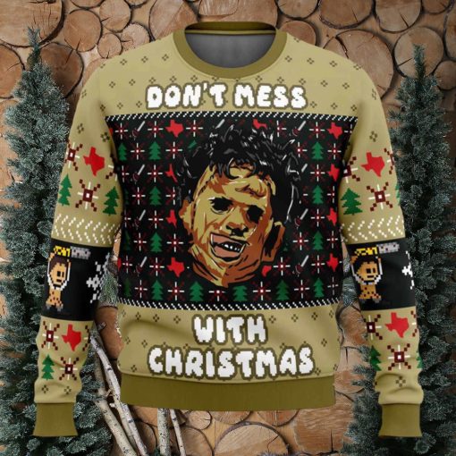 Christmas in Texas Leatherface Ugly Christmas Sweater