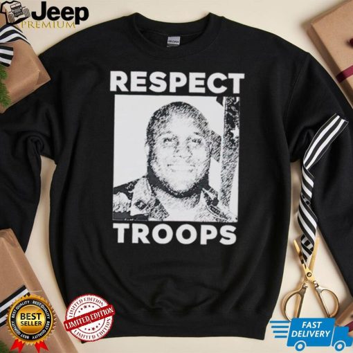 Christopher Dorner Respect Troops shirt