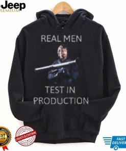 Chuck Norris Real Men Test in Production Essential T Shirt