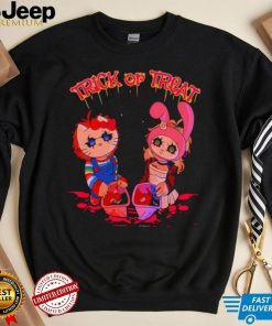 Chucky and Tiffany Hello Kitty Trick or Treat shirt