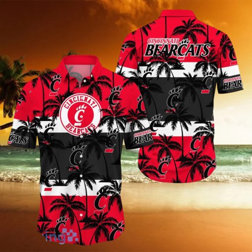 Cincinnati Bearcats All Over Print Logo And Coconut Trending Summer Gift Aloha Hawaiian Shirt