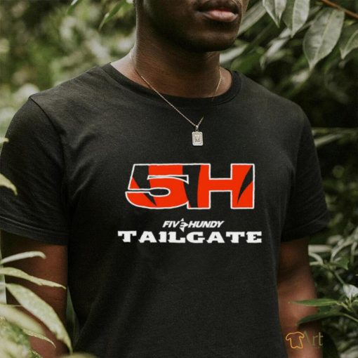 Cincinnati Bengals 5H Five Hundy tailgate logo shirt