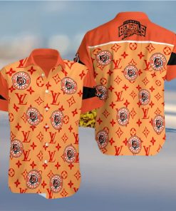 Cincinnati Bengals And LV Pattern Summer Hawaiian Beach Shirt