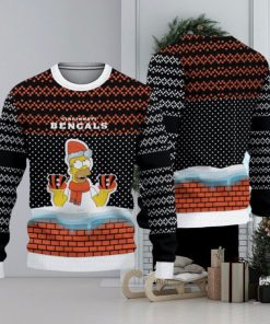 Cincinnati Bengals Christmas Simpson Hot Trending Ugly Sweater For Fans