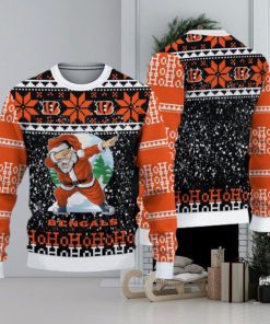 Cincinnati Bengals Fans Santa Claus Ugly Christmas Sweater Gift