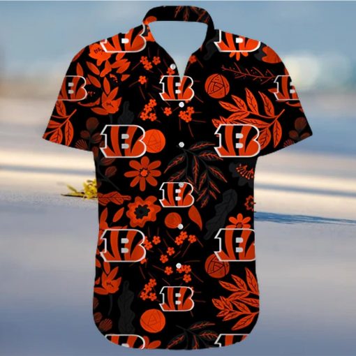 Cincinnati Bengals Football Aloha Hawaiian Shirt