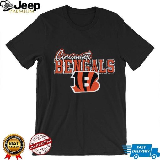 Cincinnati Bengals Gameday Couture s In The Spotlight Tonal Leopard ShirtPullover