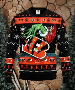 Cincinnati Bengals Grinch Christmas Ugly Sweater