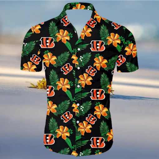 Cincinnati Bengals Hawaiian Shirt Tropical Flower Summer 2022