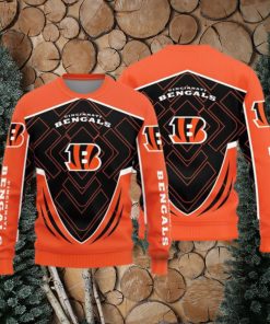 Cincinnati Bengals Knitted Sweater For Christmas