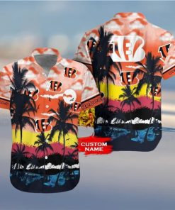 Cincinnati Bengals NFL Gift For Fan Personalized Hawaiian Shirt & Short